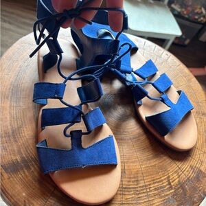 George / Gladiator Style / Blue / Summer Sandals